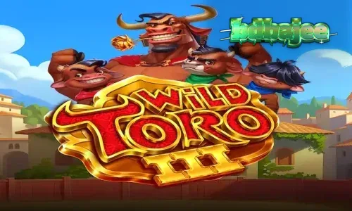 Wild Toro 3 slot game interface featuring the iconic bull character in a Spanish street setting.